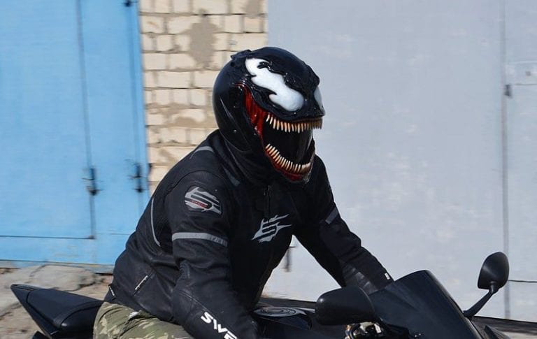 Check out this awesome venom motorcycle helmet and more