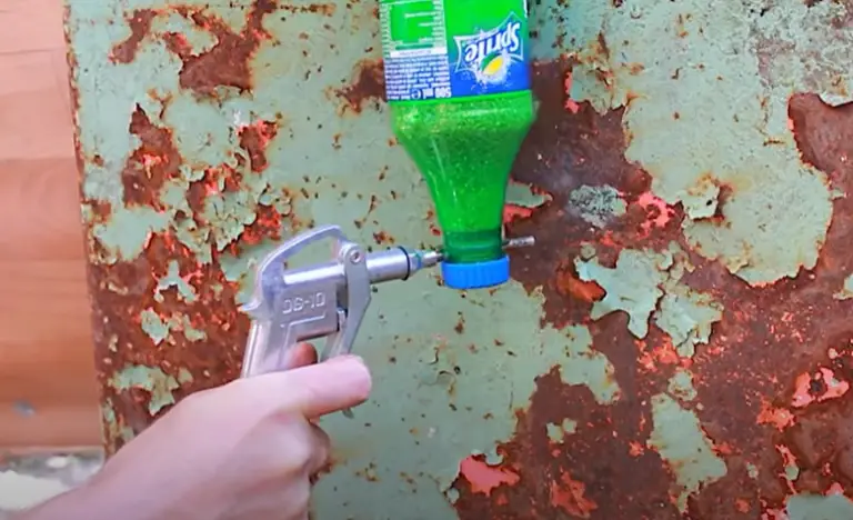 How to make a diy sand blaster or soda blaster