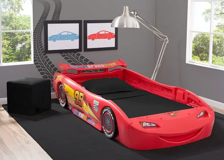 This Disney Cars bed is perfect for any future race car driver