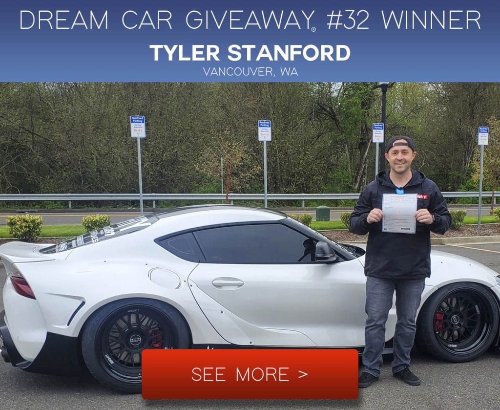 80eighty dream car giveaway Toyota Supra