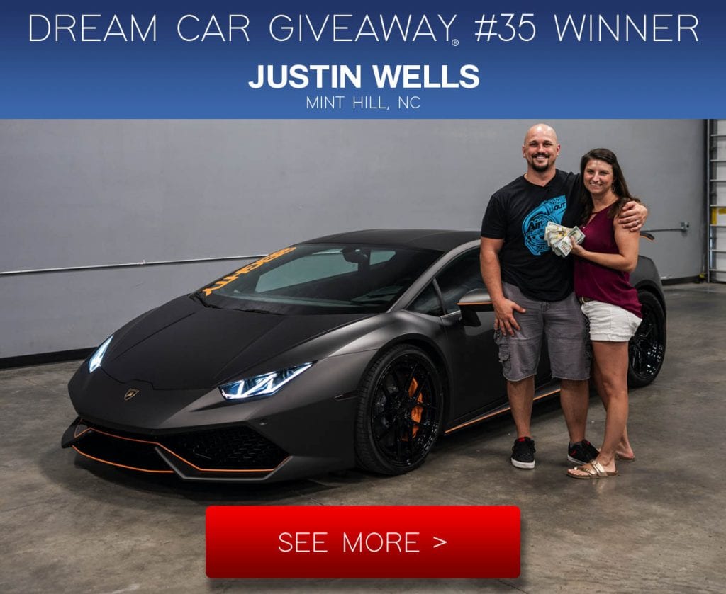 80eighty dream car giveaway Lamborghini Huracan