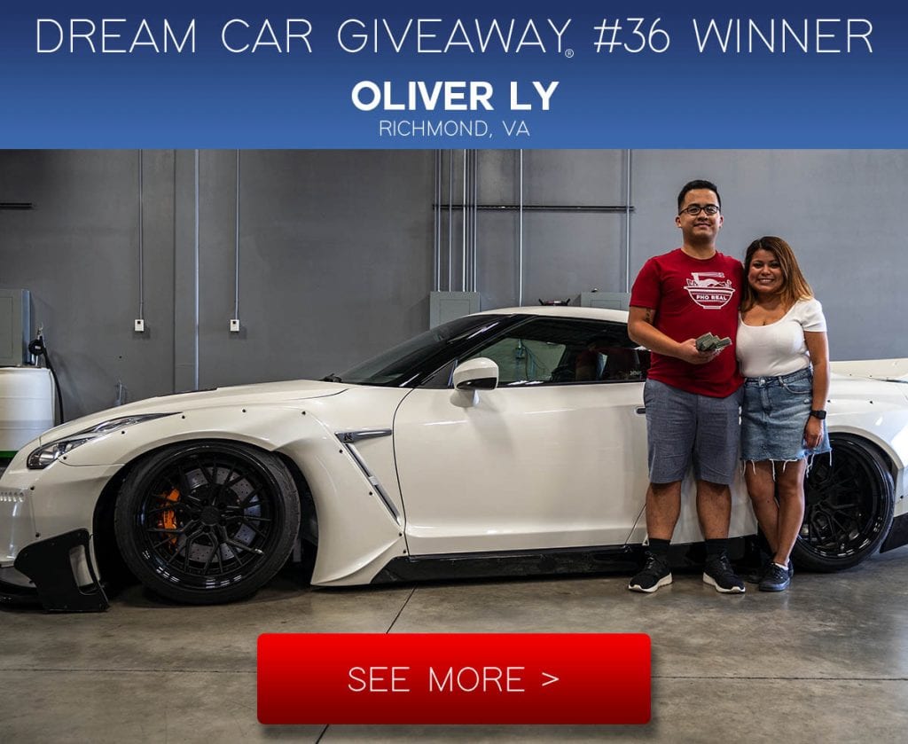 80eighty dream car giveaway Nissan r35 GTR