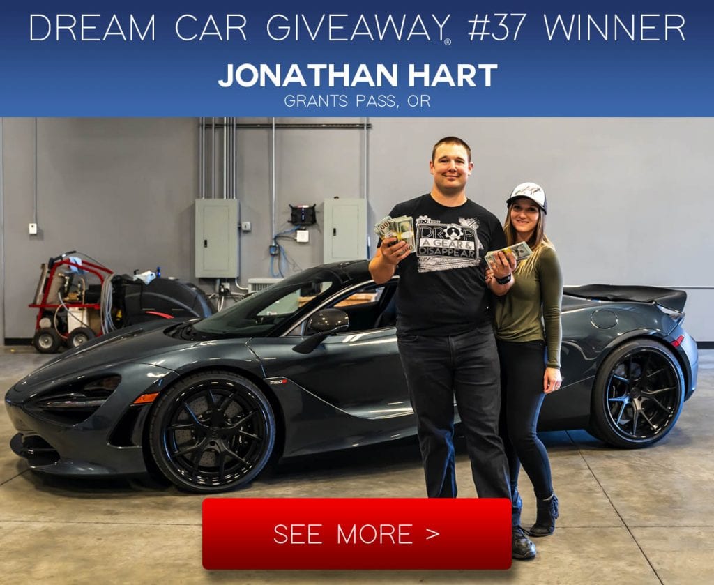 80eighty dream car giveaway McLaren 720s