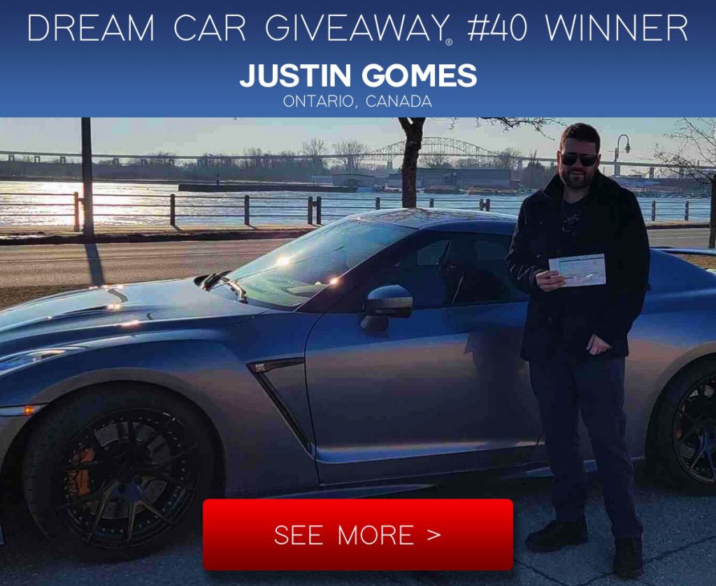 80eighty dream car giveaway Nissan GTR