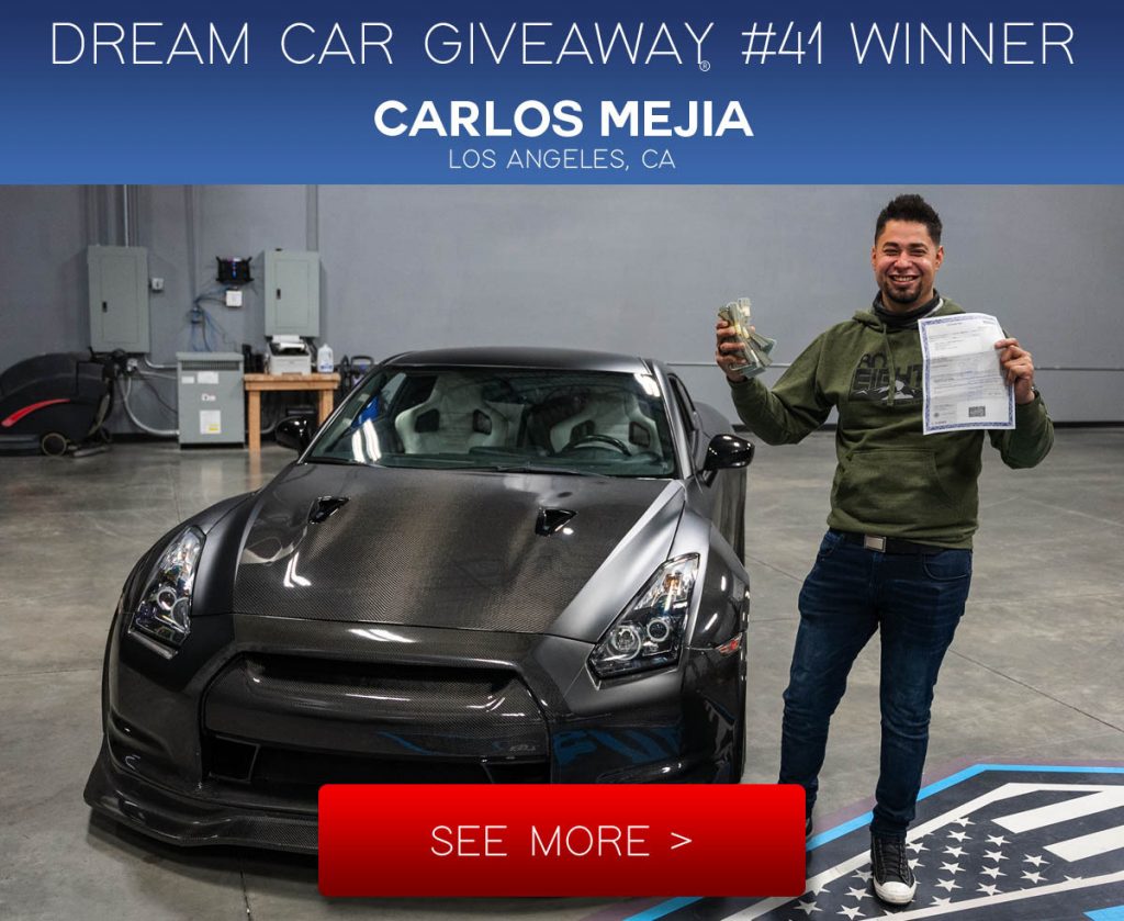 80eighty dream car giveaway Nissan GTR