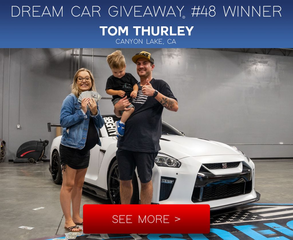 80eighty dream car giveaway Nissan GTR