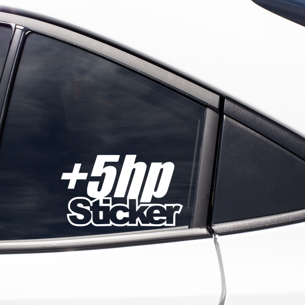 Plus 5 horsepower funny car sticker decal - Image 5