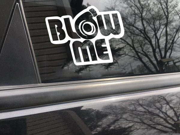 Blow Me Turbo funny car sticker decal - Image 5