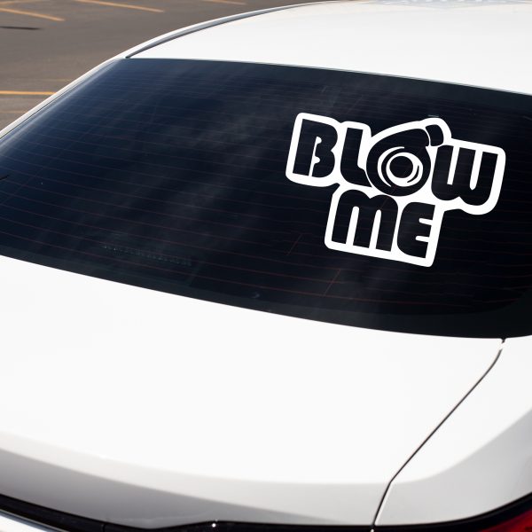 Blow Me Turbo funny car sticker decal - Image 7