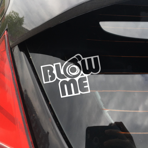 blow me decal
