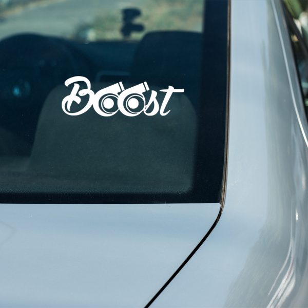 Boost funny car sticker decal - Image 4