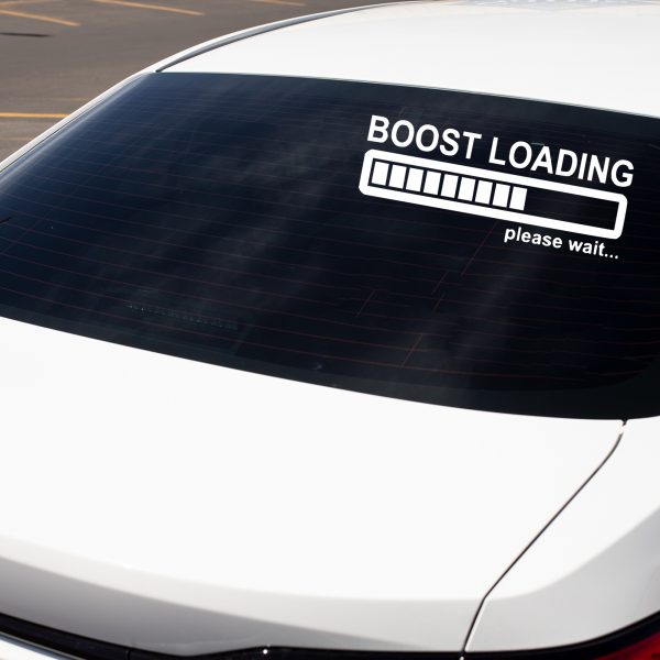 Boost loading please wait funny car sticker decal - Image 5