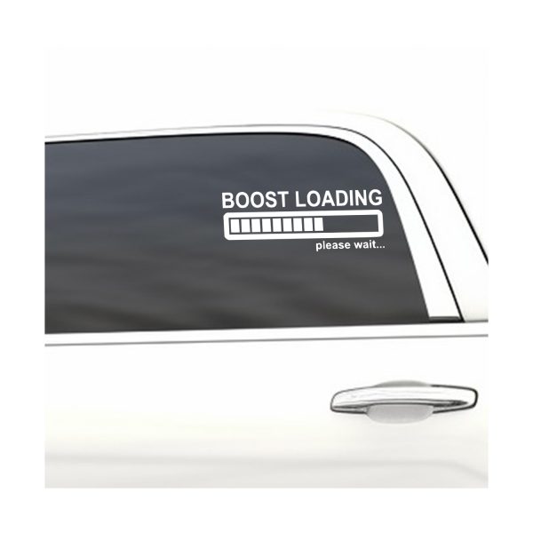 Boost loading please wait funny car sticker decal - Image 3