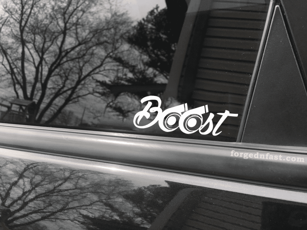 Boost funny car sticker decal