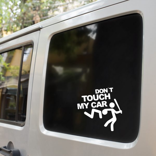 Don't touch my funny car sticker decal - Image 9