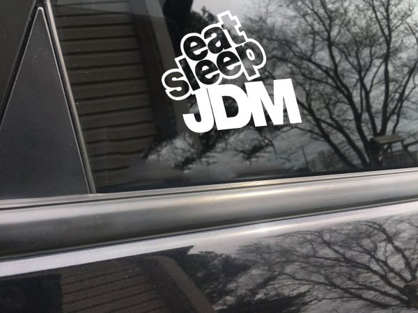 Eat sleep JDM solid funny car sticker decal - Image 5