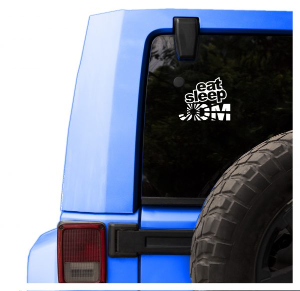 Eat sleep JDM funny car sticker decal - Image 9