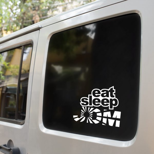 Eat sleep JDM funny car sticker decal - Image 8