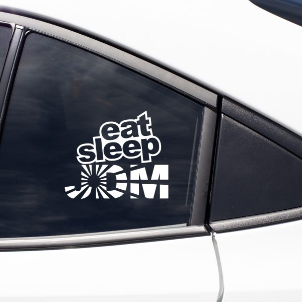 Eat sleep JDM funny car sticker decal - Image 5