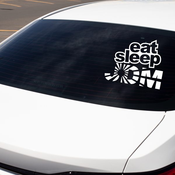 Eat sleep JDM funny car sticker decal - Image 4