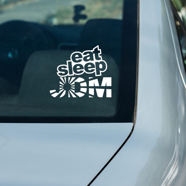 Eat sleep JDM funny car sticker decal - Image 3