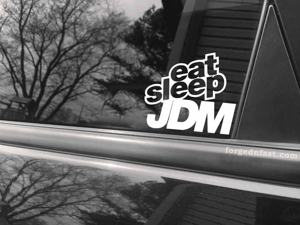 eat sleep jdm sticker