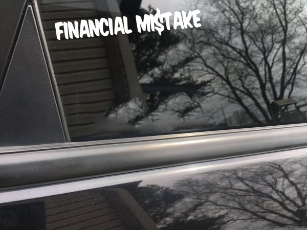 Financial Mistake funny car sticker decal - Image 5