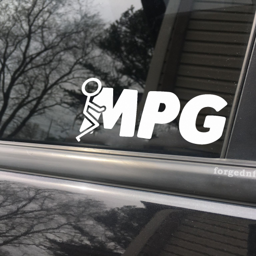 f mpg sticker