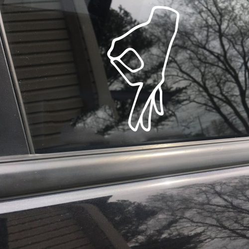 Gotcha funny car sticker decal