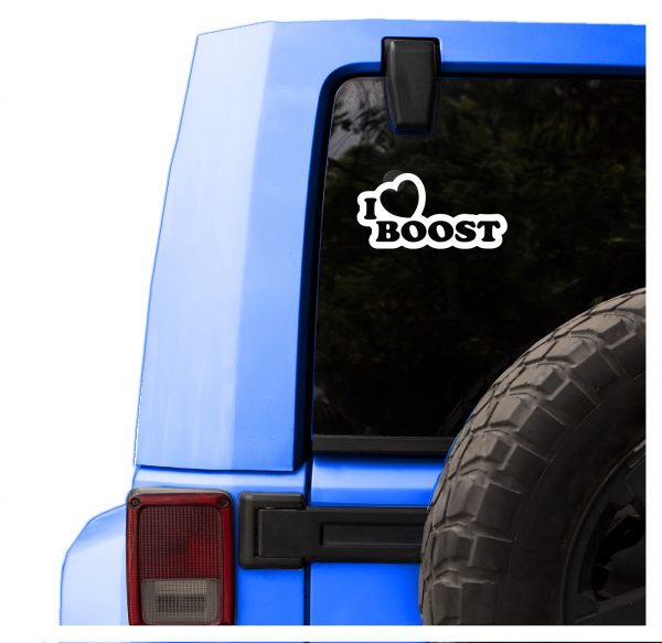 I love boost funny car sticker decal - Image 8