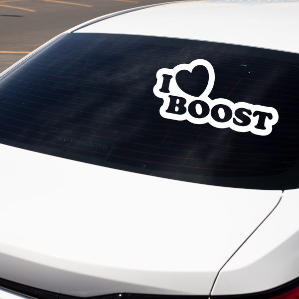 I love boost funny car sticker decal - Image 9