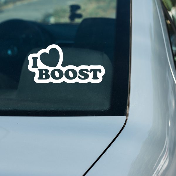I love boost funny car sticker decal - Image 4