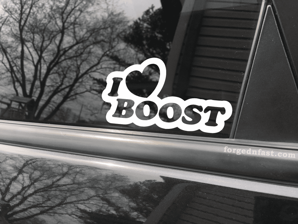 i love boost sticker