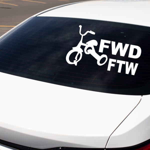 FWD sucks funny car sticker decal - Image 3