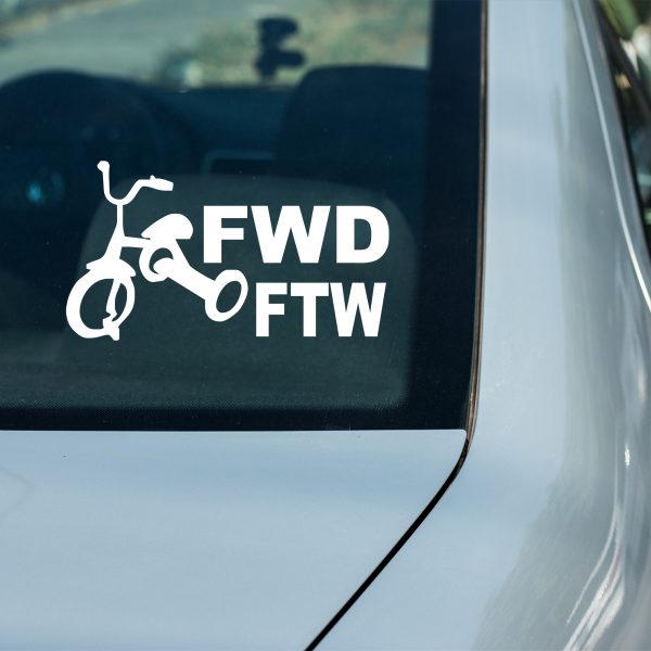 FWD sucks funny car sticker decal - Image 2