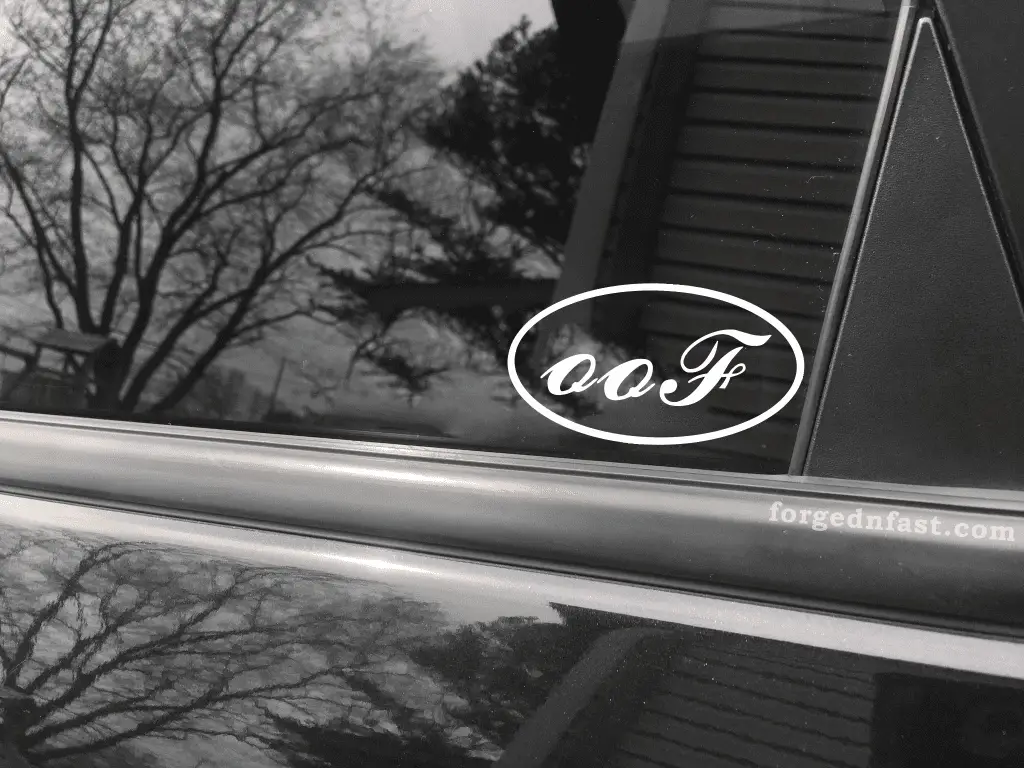 Oof funny car sticker decal