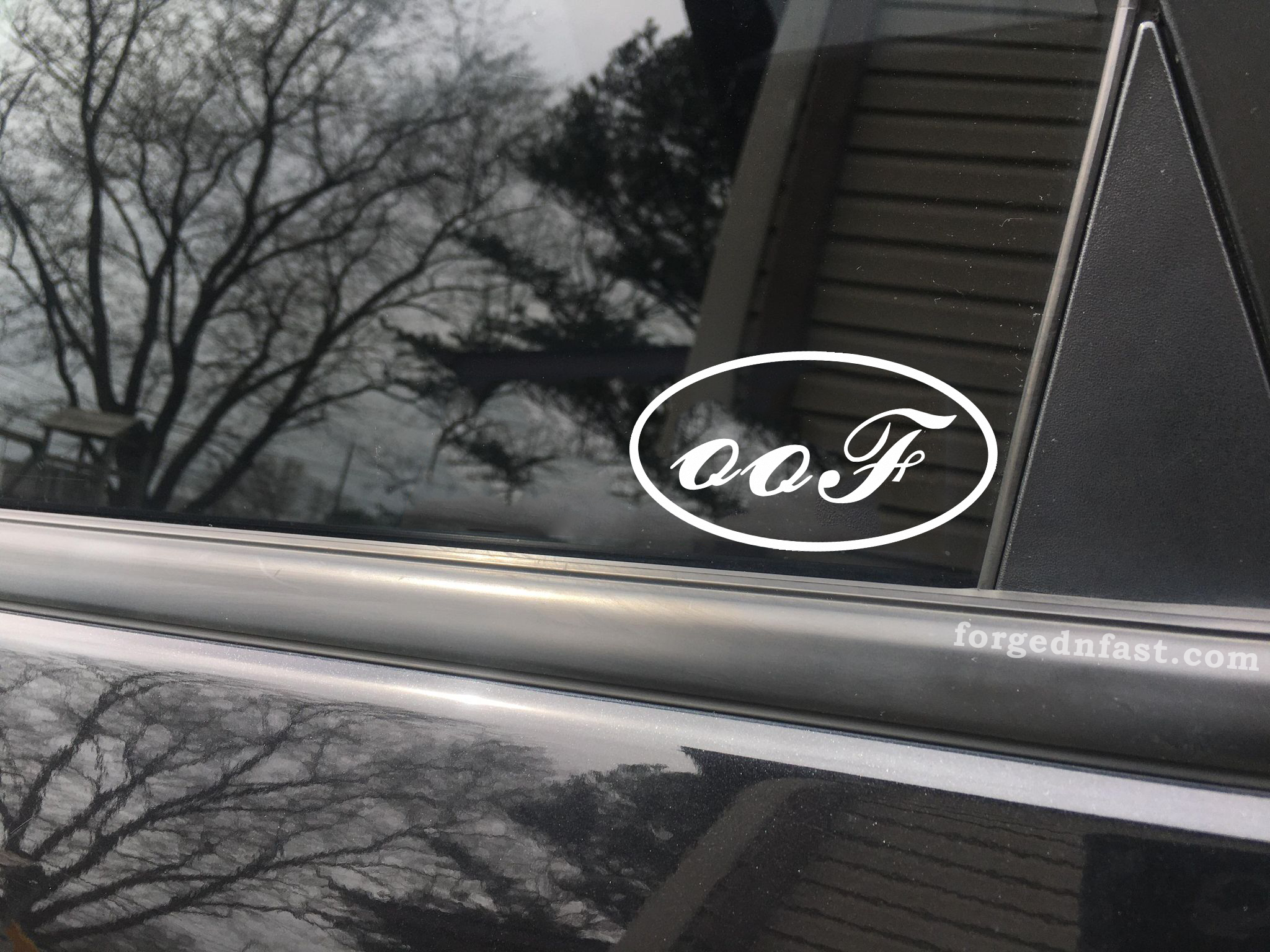 oof ford car decal