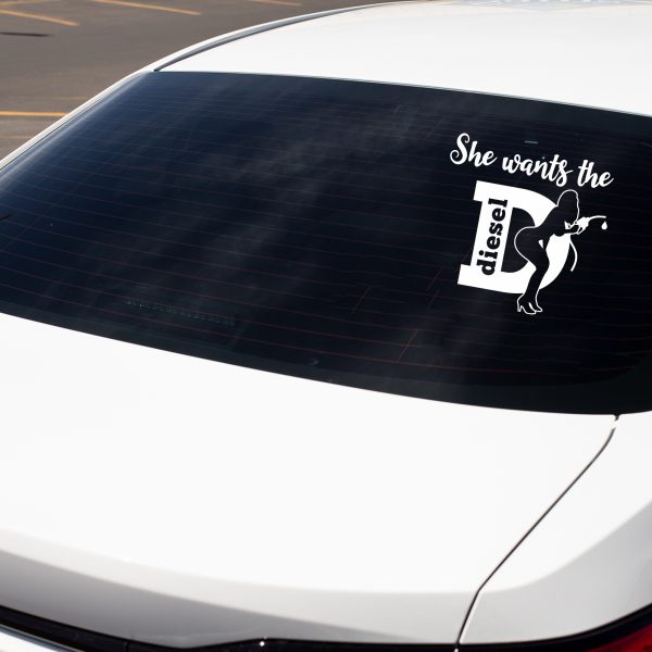 She wants the Diesel funny car sticker decal - Image 8