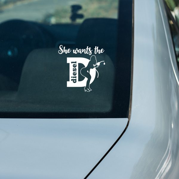 She wants the Diesel funny car sticker decal - Image 9