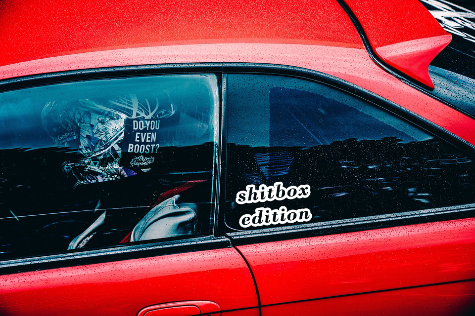 shitbox edition decal