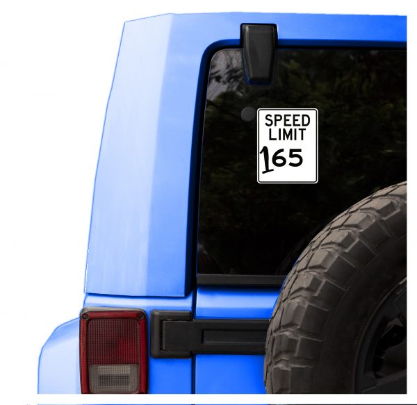 Speed Limit funny car sticker decal - Image 9