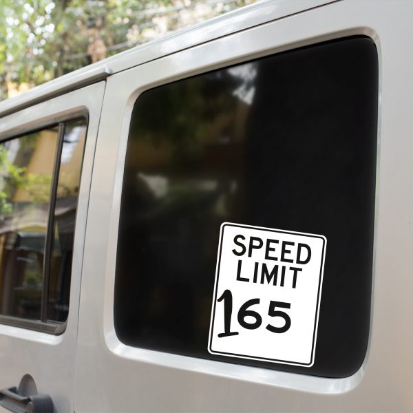 Speed Limit funny car sticker decal - Image 8