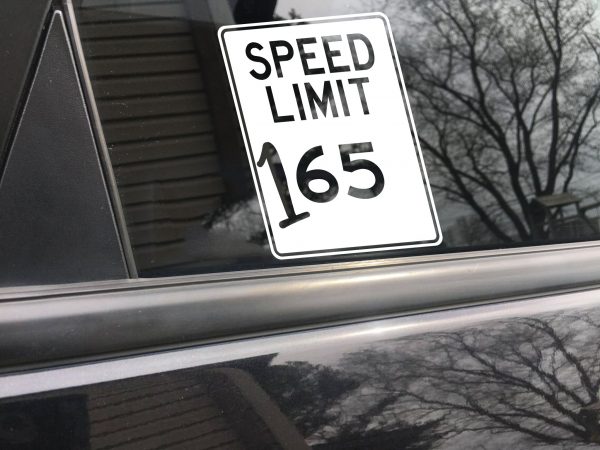 Speed Limit funny car sticker decal - Image 6