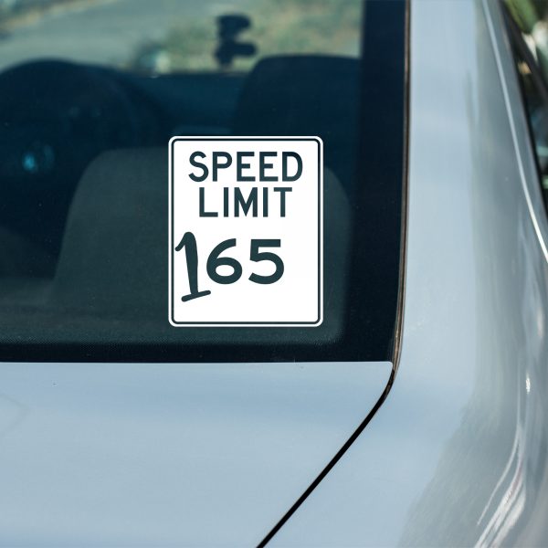 Speed Limit funny car sticker decal - Image 3