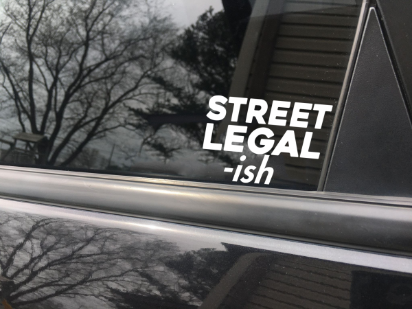 street legal ish decal