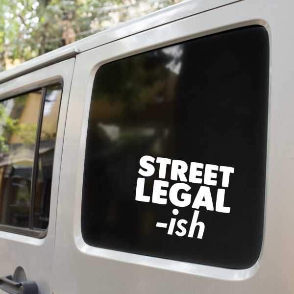 Durable Street Legal Vinyl Decals for Cars and Windows - Image 4