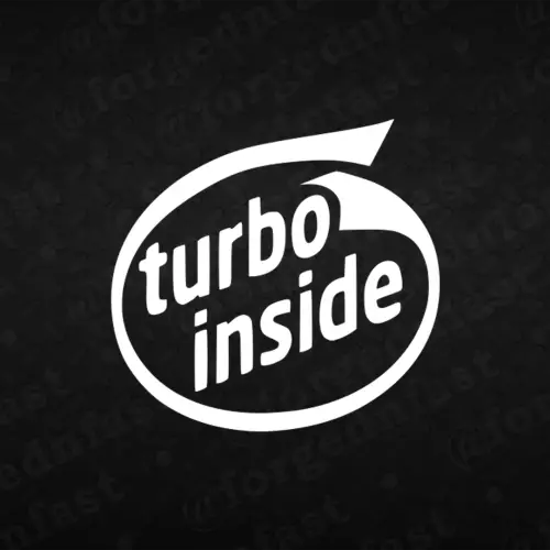 turbo inside sticker