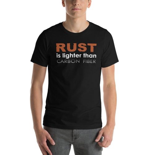 rust is lighter than carbon fiber