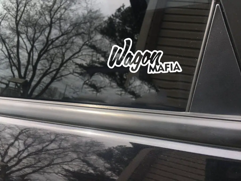 Wagon Mafia funny car sticker decal
