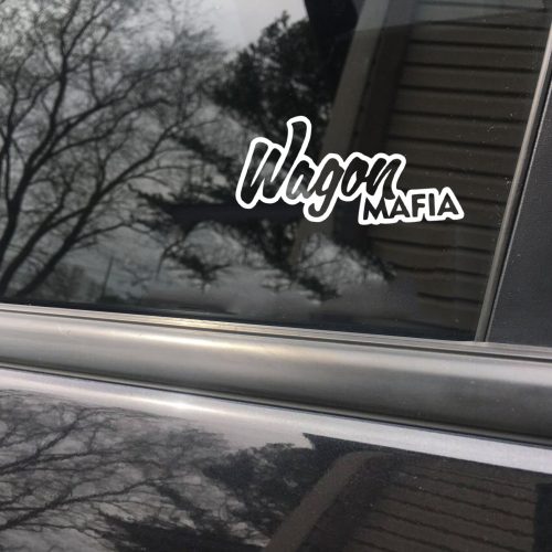 Wagon Mafia funny car sticker decal